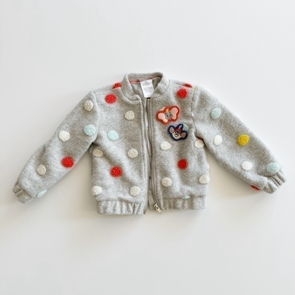 Disney Dumbo Polka Dot Jacket Toddlers Size 3T - Picture 2 of 6